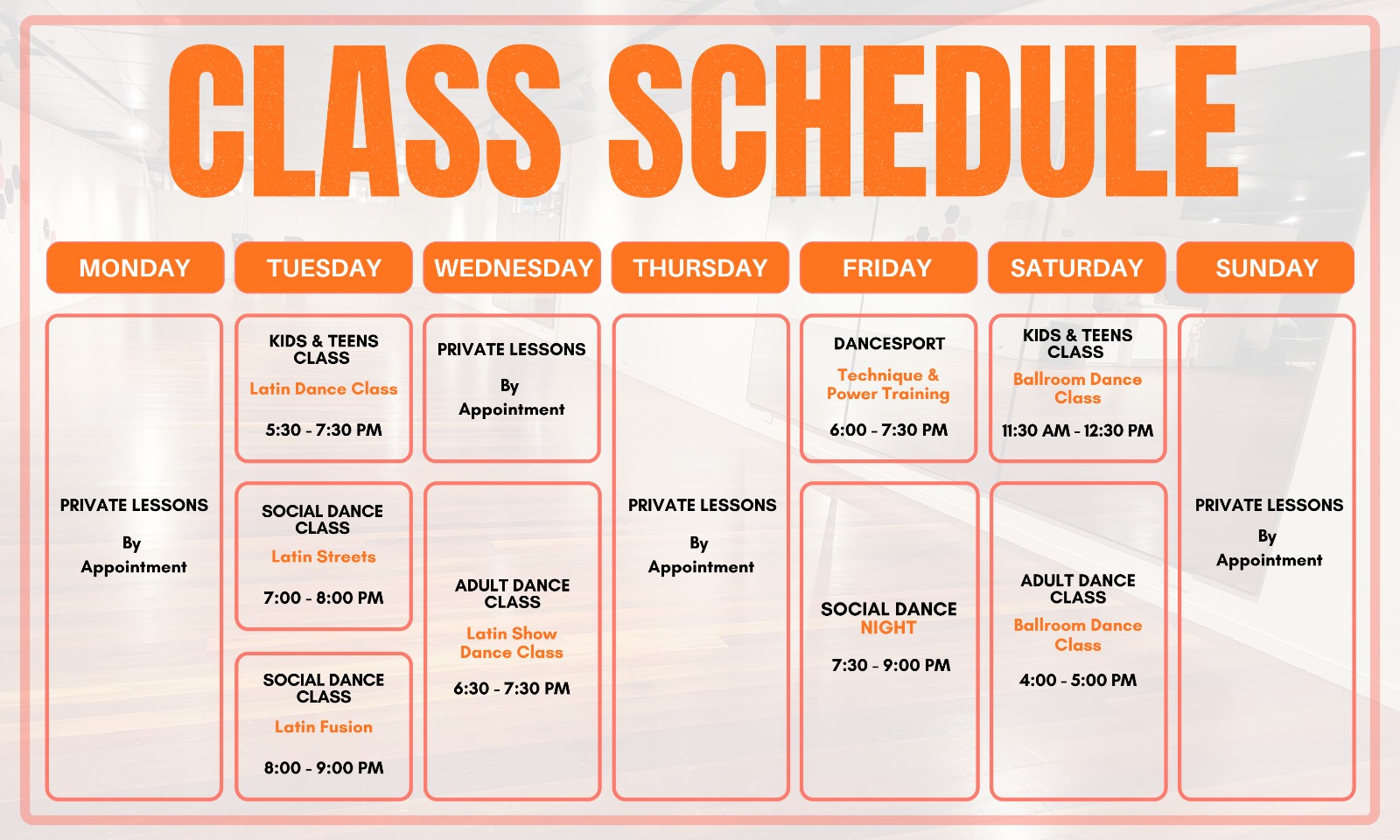 timetable